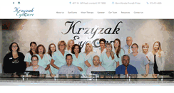 Desktop Screenshot of krzyzakeyecare.com